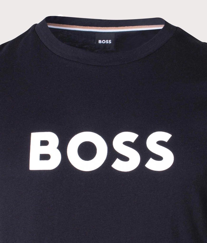 Hugo Boss Mens Contrast Logo RN T-Shirt